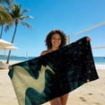 thumbnail image 1 of 1pc Beach Towel Travel Essential Comfortable Wrap All-season Trendy Pattern for Men Women Summer Must-have Beach Vacation Birthday Gift, 1 of 6