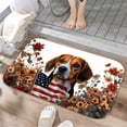 thumbnail image 1 of 1pc Beagle with Absorbent Non-Slip Bathroom Thickened Flannel Rug Decor,Soft,Quick Drying,Suitable For Indoor/outdoor Use,Bathrooms,Bedrooms,Kitchens,Terrace,Laundry Rooms,16"x24", 1 of 1