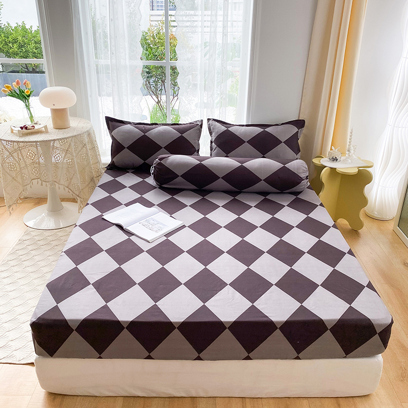 1pc Bed Mattress Fitted sheet King Queen Size sheet Allaround Elastic