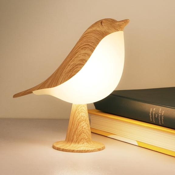 1pc Bird Night Light, 16-Color Dimmable Desk Lamp, 1800mAh USB Rechargeable Touch Dimmer Magpie Lamp, Bedroom Aromatherapy Diffuser, Halloween Christmas Gifts, Festive Presents (3 Colors)