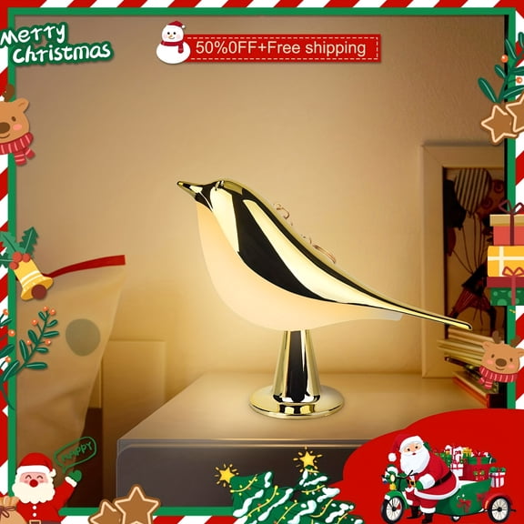 1pc Bird Night Light, 16-Color Dimmable Desk Lamp, USB Rechargeable Touch Dimming Magpie Lamp with Aroma Diffuser Function, Suitable for Halloween, Christmas Gifts (Three Colors Available)