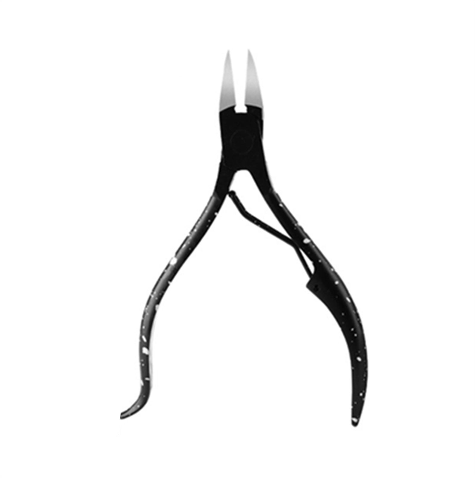1pc Black Toenail Ingrown Nail Art Cuticle Nipper Clipper Edge Cutter Manicure Scissor Plier Tool Pedicure 11.4cm