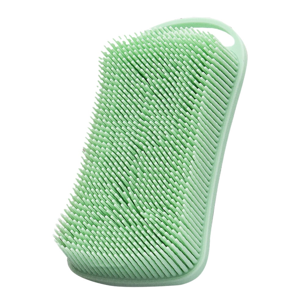 1pc Body Cleaning Brush Silicone Bath Brush Hair Washing Brush Bath