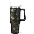 thumbnail image 1 of 1pc Book Lover 40oz Tumbler with Straw & Handle - Insulated Stainless Steel Cup | Holiday Gift for Man Women (Christmas, Valentine's, Birthday), 1 of 5