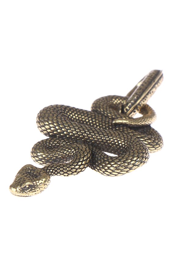 1pc Brass Snake Key Ring Boa Key chain Outdoor Small Accessories Car Hanging