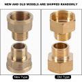 1pc Brass Water Pipe Hex Bushing Reducer Adapter 1/2BSPT Male and 3/4BSPT Female Thread