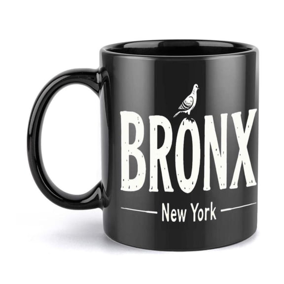 1pc Bronx New York Coffee Mug 11oz Ceramic Cup with NYC Skyline Design Reusable Hand Wash Only Ideal All Seasons Holiday Gifts Coffee Bar Accessories
