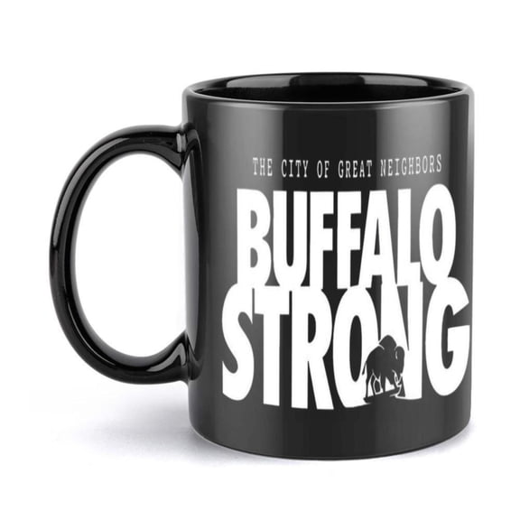 1pc Buffalo strong city neighbors bison Mug 11 Ounce Holiday Birthday Christmas Summer