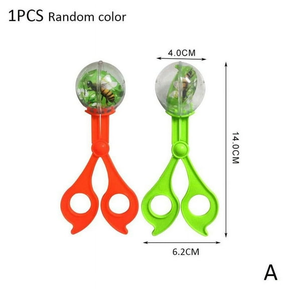1pc Bug Insect Catcher Scissors Tongs Tweezers Scooper Clamp Kids Toy For Biological Toys Game Outdoor H4E0 Adventure