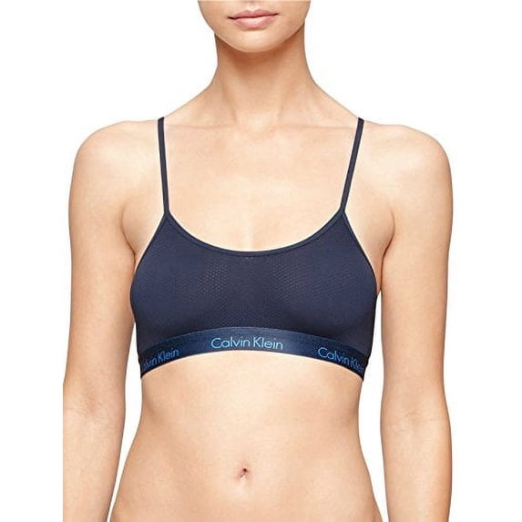 1pc Calvin Klein One Microfiber Bralette Blue Shadow Small