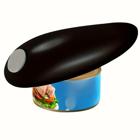1pc,Can Opener,Electric Can Opener,Simple Can Opener,Automatic Can Opener With Smooth Edge,Electric Can Opener For Arthritis And The Elderly,Kitchen Utensils (Batteries Not Included)