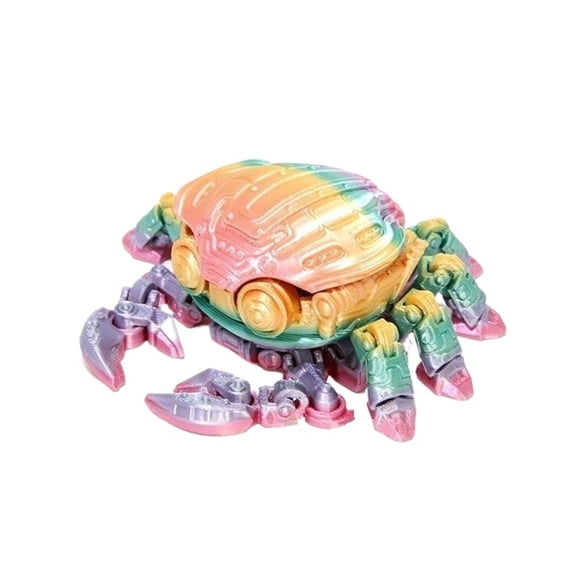 1pc Candy Size: 28*28*10cm 3D Printed Cyber Crab Articulated Joint Model