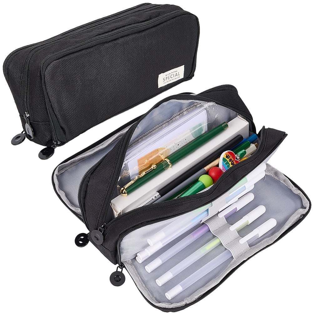 1pc Canvas Pen Bag Stationery Storage Boxes for Pens Pencils Rectangle ...