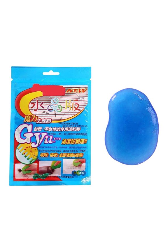 1pc Car Cleaning Gel Reusable Keyboard Cleaner Gel Automobile Cleaner Slime Dirt Multiuse Dust Tool J2t8 Gel Removal Vent