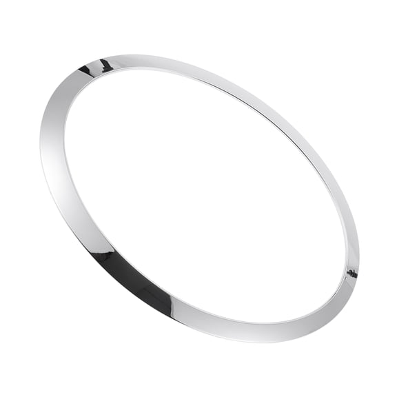 1pc Car Front Right Headlight Trim Bezel for Mini Cooper 2014-2024 No.51137300632 ABS Silver Tone