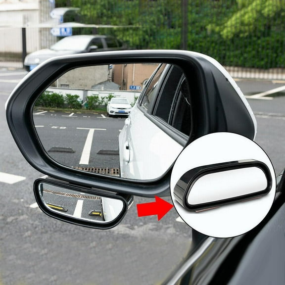 1pc Car Side Wide-Angle Blind Spot Mirror Adjustable Towing Reversing Driving Auxiliary Long Mirror Universal Waterproof