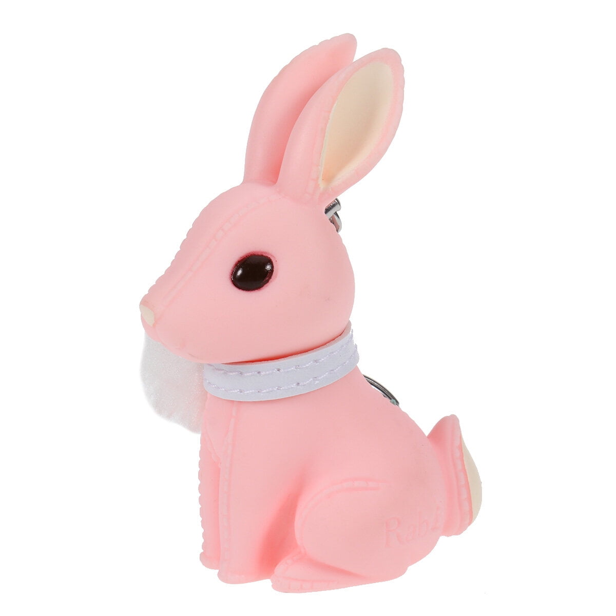 Funny Rabbit Keychain – Cute Easter Bunny Key Ring With Brown Aries Design