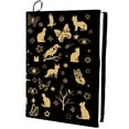 thumbnail image 1 of 1pc Cat Shape Polyester Book Covers Elastic Notebook Wraps Rectangle 400x250mm, 1 of 6