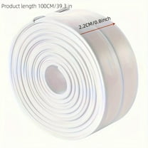 1pc Caulk Strip Caulk Strip For Bathtub Self Adhesive Caulk Tape Caulking Sealing Tape For Kitchen Countertop, Sink, Bathroom, Toilet, Bathtub Floor Wall Edge Protector