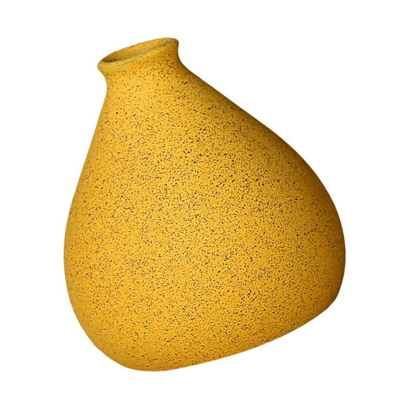 STRANDCHIC Vases For Decor Yellow Ceramic 1Set Home Decor