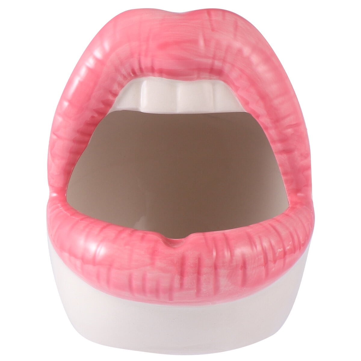 1pc Ceramic Ashtray Creative Big Mouth Ashtray Ceramic Ashtray
