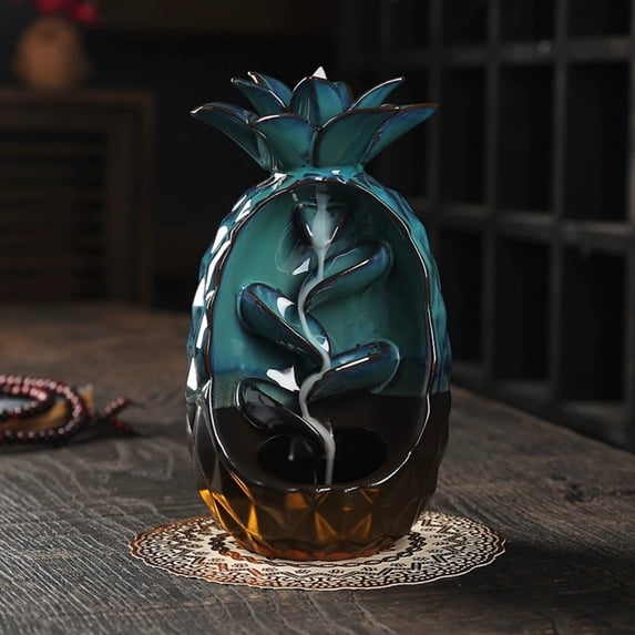1pc, Ceramic Backflow Incense Burner - Create A Relaxing Aromatherapy Atmosphere in Your Home! (Without Incense)