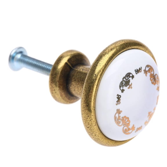 1pc Ceramic Kids Nursery Room Cabinet Drawer Knob Flower Wardrobe Handle Furniture Closet Dresser Pulls Children Room Home Decor