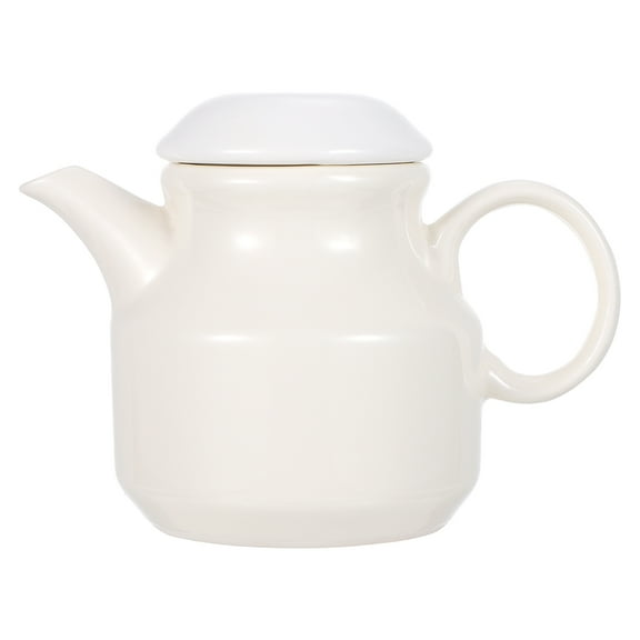Ceramic Pitcher with Lid Creamer Sauce Coffee Milk Vinegar Syrup Pitcher Condiment Container Milk Pot with Handle