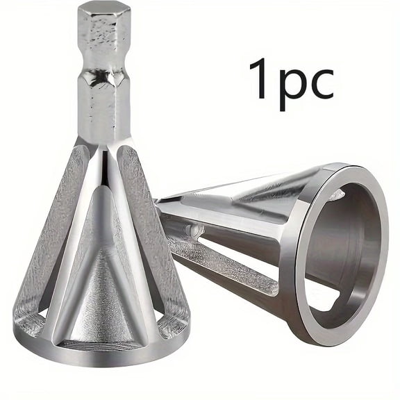 1pc Chamfering Knife - Precision Deburring and Chamfering Tool for Electric Milling Cutter, Edge Trimming and Scraping, Compatible with Various Chuck Electric Drills