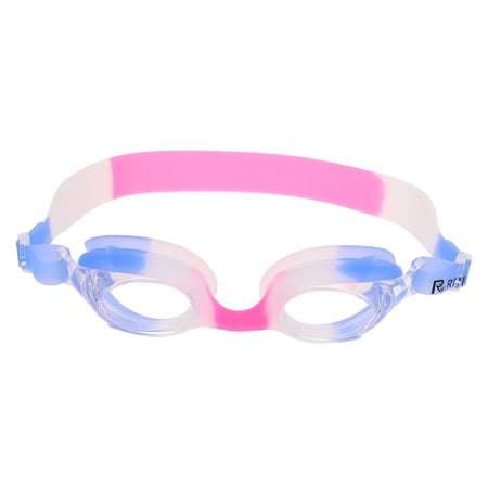 HEMOTON Kids Swimming Goggles with and Waterproof Silicone Blue Adjustable Strap for Learning to Swim 1pc