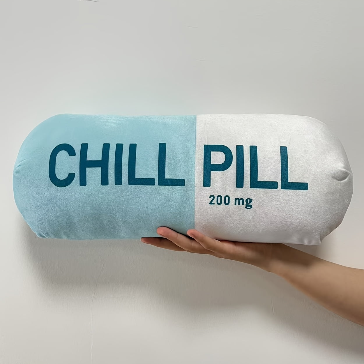 1pc Chill Pillow Plush Pillow 16.1in, Deep Purple/Pink/Light Green/Blue ...