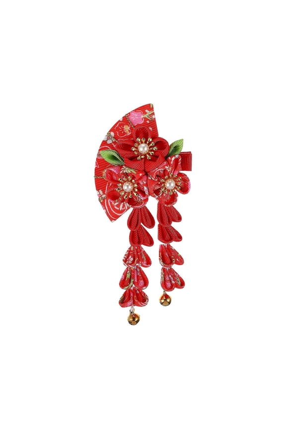 1pc Chinese Style Hair Clip Cosplay Photo Props Kimono Hair Accessories Tassel Hair Clip Decoration