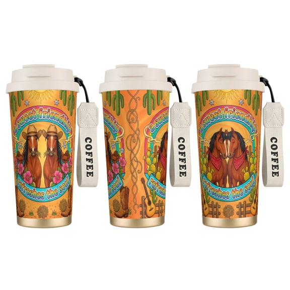 1pc Christianity Tumbler 18oz Dark Academia Library Faith & Roses, Leak-proof Gothic Style Coffee Mug