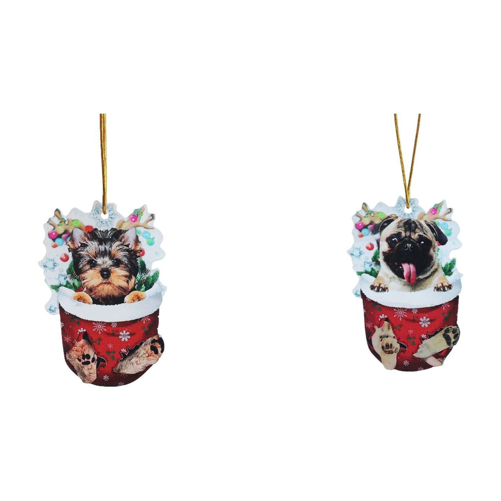 1pc Christmas Acrylic Christmas Stockings For Dogs Decorations