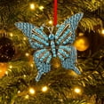 1pc Christmas Creative Acrylic Butterfly Hanging Decorations Christmas