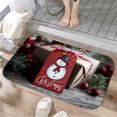 thumbnail image 1 of 1pc Christmas Gift Tag Absorbent Non-Slip Bathroom Thickened Flannel Rug Decor,Soft,Quick Drying,Suitable For Indoor/outdoor Use,Bathrooms,Bedrooms,Kitchens,Terrace,Laundry Rooms,16"x24", 1 of 9
