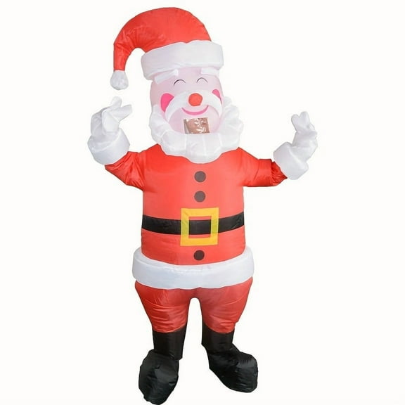 1pc Christmas Inflatable Clothing New Cute Santa Claus Inflatable Clothing Holiday Costume
