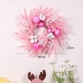 thumbnail image 1 of 1pc Christmas Wreath Ornaments, Perfect for Front Door, Home & Garden Decor, Ideal Holiday Gift, Classic Style, Round Shape, No Power Needed, Hanging Ornament for Living Room Bedroom Decor, 1 of 3