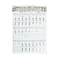 1pc Chord Practice Chart Beginners Note Chart Finger