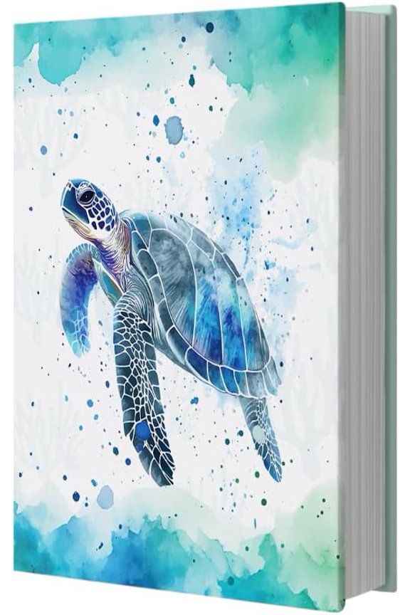 1pc Cloth Elastic Book Cover Rectangle Book Wrap Tortoise 400x485mm