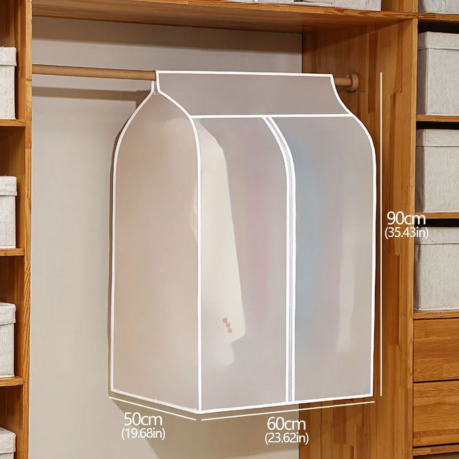 1pc Clothes Dust Cover Wardrobe Hanging Window Dust Cover Clothing
