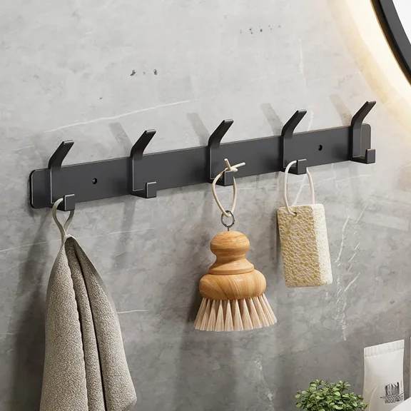 1pc Clothes Hook Behind Door Storage, Clothes Hat Hook, Bathroom Bedroom Towel Bath Towel Hanger Towel Rack,Coat rack