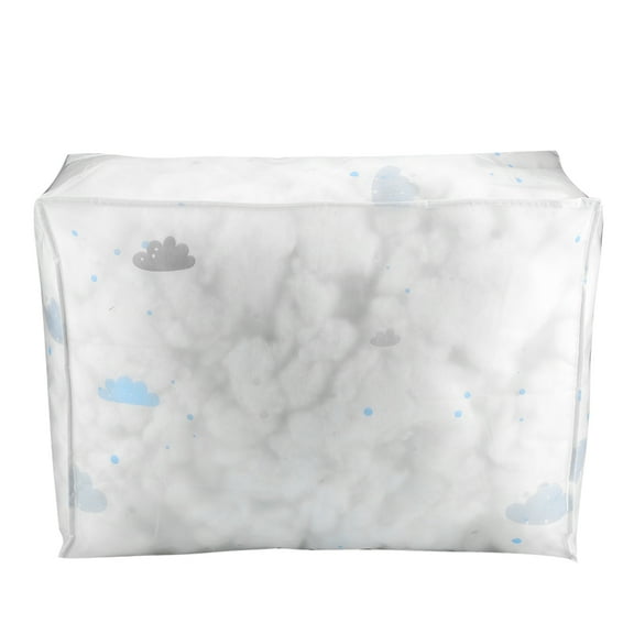 1pc Clothes Storage Bag, Foldable Zipper Closure Large Capacity Bag, Resuable Storage Organizer Box Pouch Travel Luggage (55*36*20CM Z)