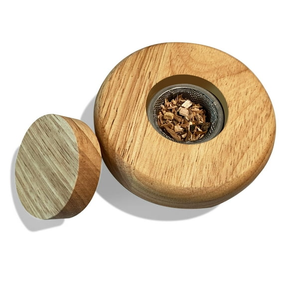 1pc Cocktail Smoker, Smoke Infuser for Cocktails, Wine, Whiskey, Cheese, Meat, Coffee, Salt, Smoking Glass Cloche Accessories- Old Fashioned Smoker KitYou can use it as a gift for your lover