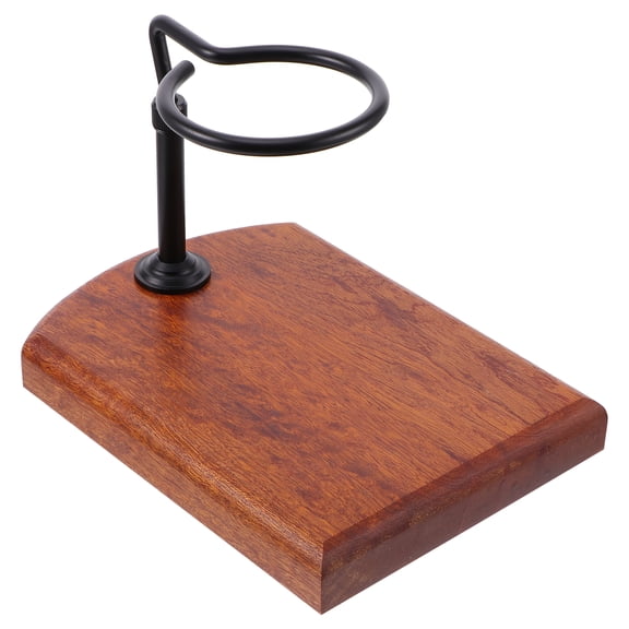 1pc Coffee Dripper Stand Household Wooden Base Pour-over Coffee Dripper Stand