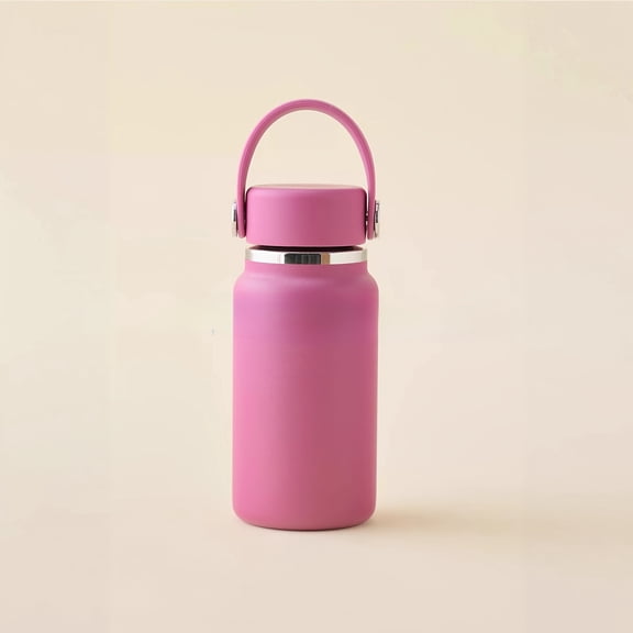 1pc Compact 6.7oz (200ml) Stainless Steel Vacuum Insulated Tumbler with Handle, Portable Sports Water Bottle, Leak-Proof & Lightweight for Outdoor Activities