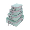 thumbnail image 1 of 1pc Compression Packing Cubes, Clothes Storage, Travel Storage Bag Set, Reusable Waterproof Large Capacity Compression Organizer, Double-layer Double-, 1 of 5