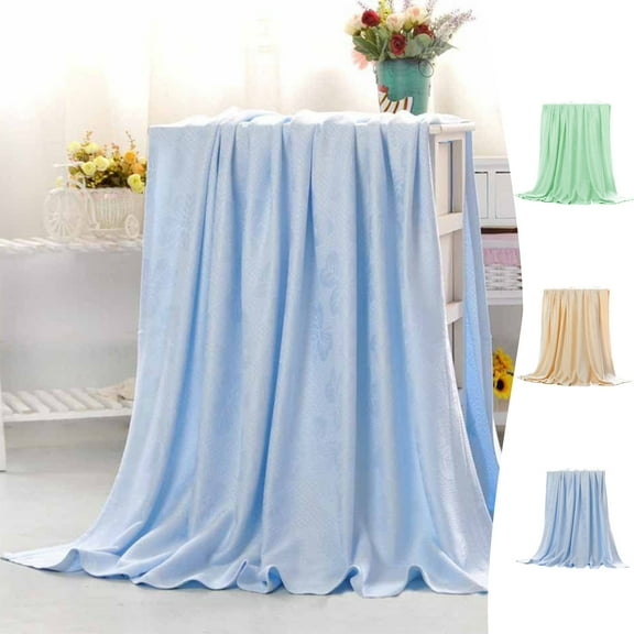 1pc Cool Ice Blanket for Warm Sleepers Heat-absorbing Fabric Design All-season Use Lightweight Breathable Blanket Keeps Body Cool at Night, By UKHCCC