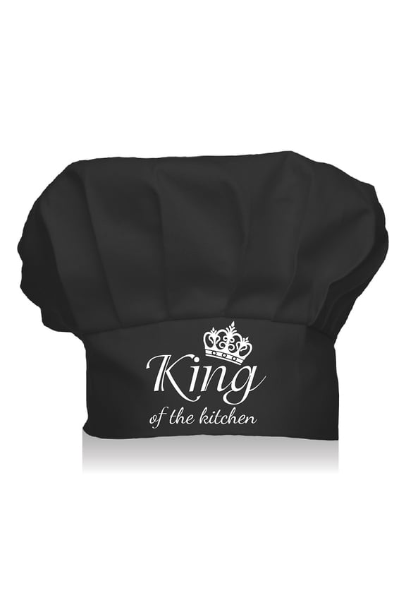 1pc Cotton Chef Hats Black White Pattern 70x100mm
