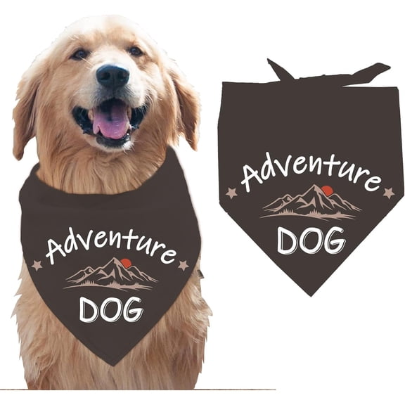 1pc Cotton Dog's Kerchief Triangle Pet's Bandana Mountain 380x780mm